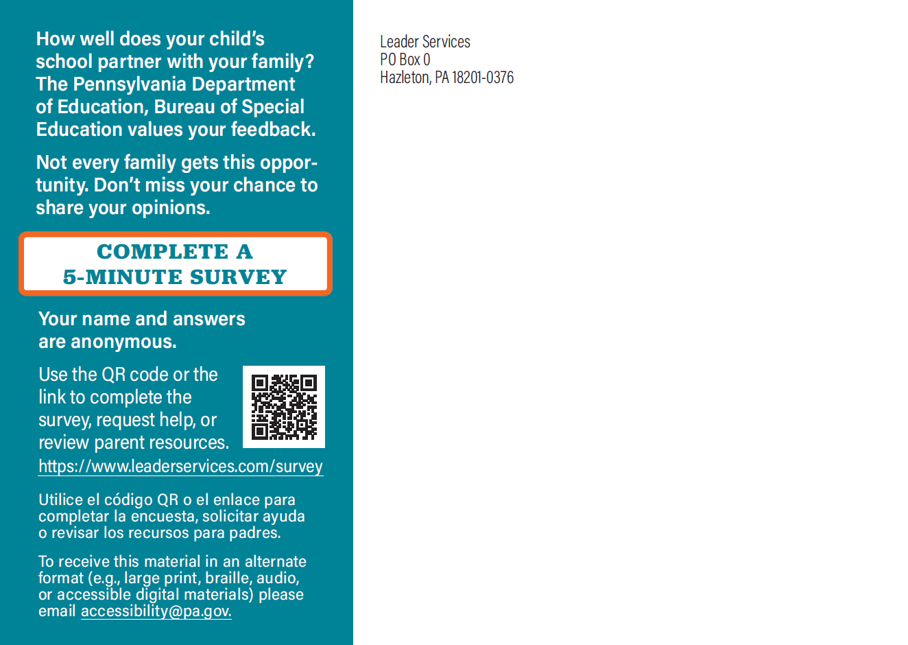 SPP Indicator 8 Postcard Back