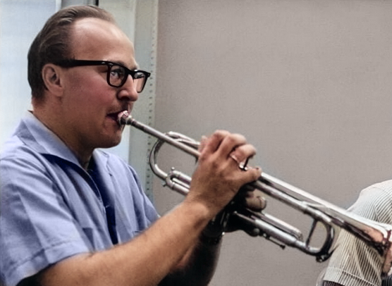 Roy Vernon Caton, session trumpet player and member of The Wrecking Crew, in a historical portrait.